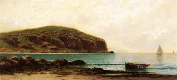 風景 Painting - コースタルビューのモダンなビーチサイド アルフレッド・トンプソン・ブリチャー